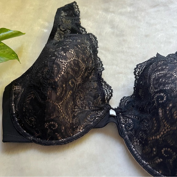 ThirdLove 24/7 Black Lace Classic Uplift Plunge Bra - Picture 2 of 5